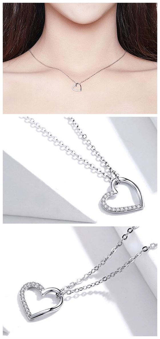 Minimalist Love Heart Shape Pendant
