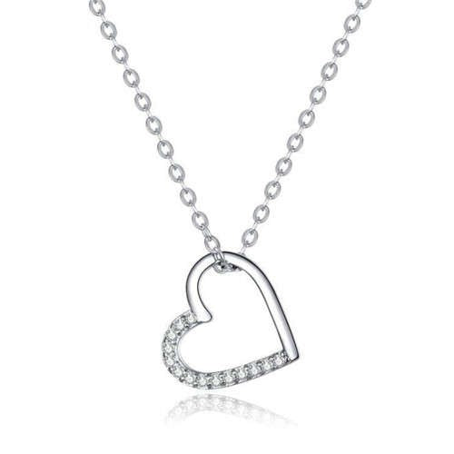 Minimalist Heart Pendant – 925 Sterling Silver