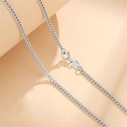 Silver Jewelry Simple Chain 925 Sterling Silver