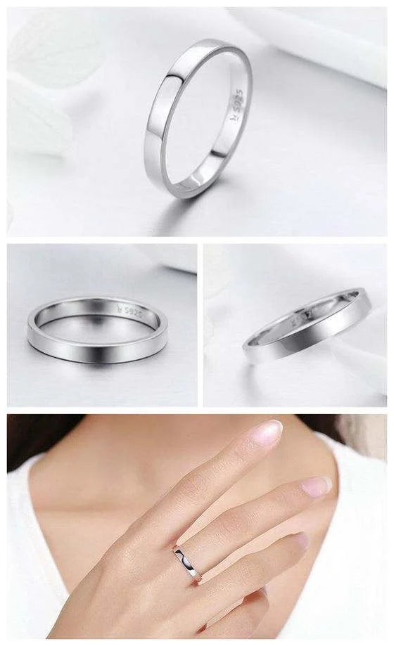 Classic Minimalist Silver Ring