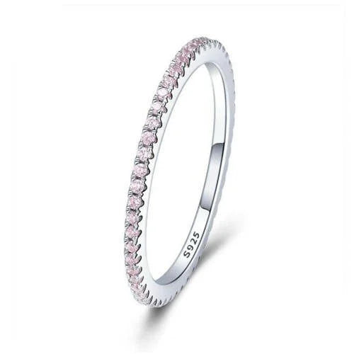 CZ Surrounded Minimalist Ring